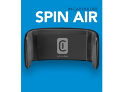 Cellularline Spin Air Supporto Smartphone Nero
