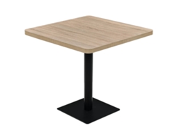 Dining Table, Dining Tables Vidaxl Bege Mdf (80 X 80 X 75 Cm)