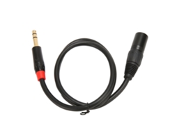 Mali cabo 1/4 Polegada para Xlr Macho 0.75m | S/MARCA