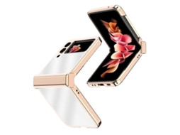 Capa De Celular Com Dobradiça Espelhada Galvanizada Para Samsung Galaxy Z Flip3 5g (preta)