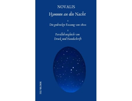 Livro Hymnen an die Nacht Library Hardcover Edition de Novalis (Inglês)