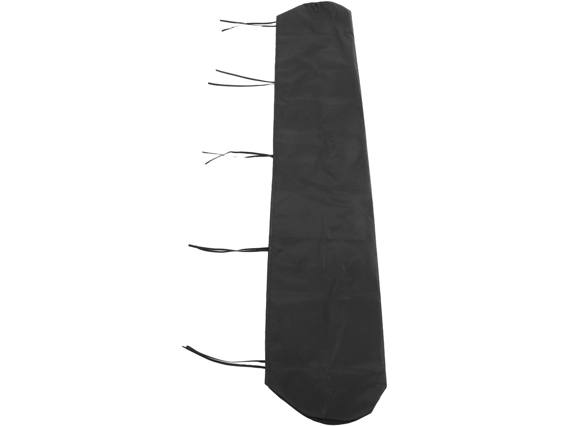 Capa Impermeável Para Toldo Retrátil Em Tecido Oxford Preto, 200x40 Cm