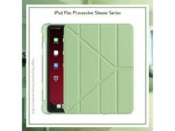 Capa Para Tablet Lurelia, Compatível Com Ipad 10 2/10 5 Matcha, Verde, Silicone, Proteção Antiquedas, Anti-impressões Digitais