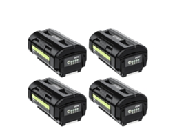 Bateria Recarregável, Capacidade De 6000mah, Saída De 40v, Compatível Com Ryobi, 4pcs 6.0ah Bateria
