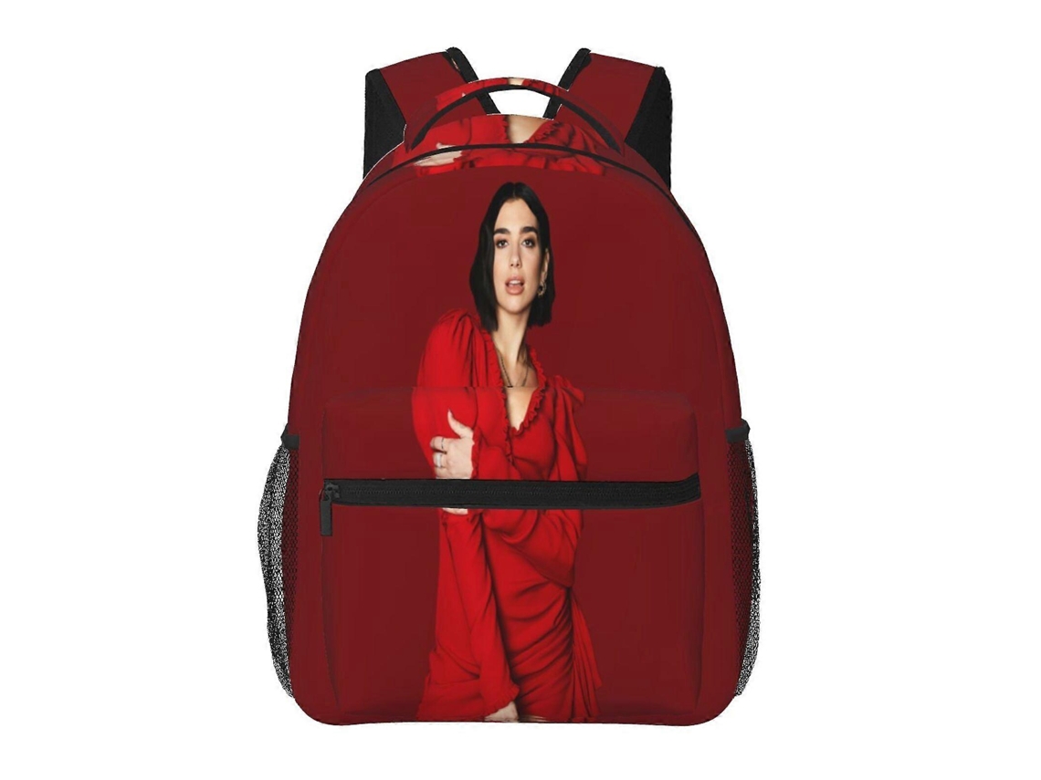 Mochila Dua Lipa G69 Para Escola E Trabalho, Leve E Impermeável, Mochila Elegante Para Estudantes E Adultos H69