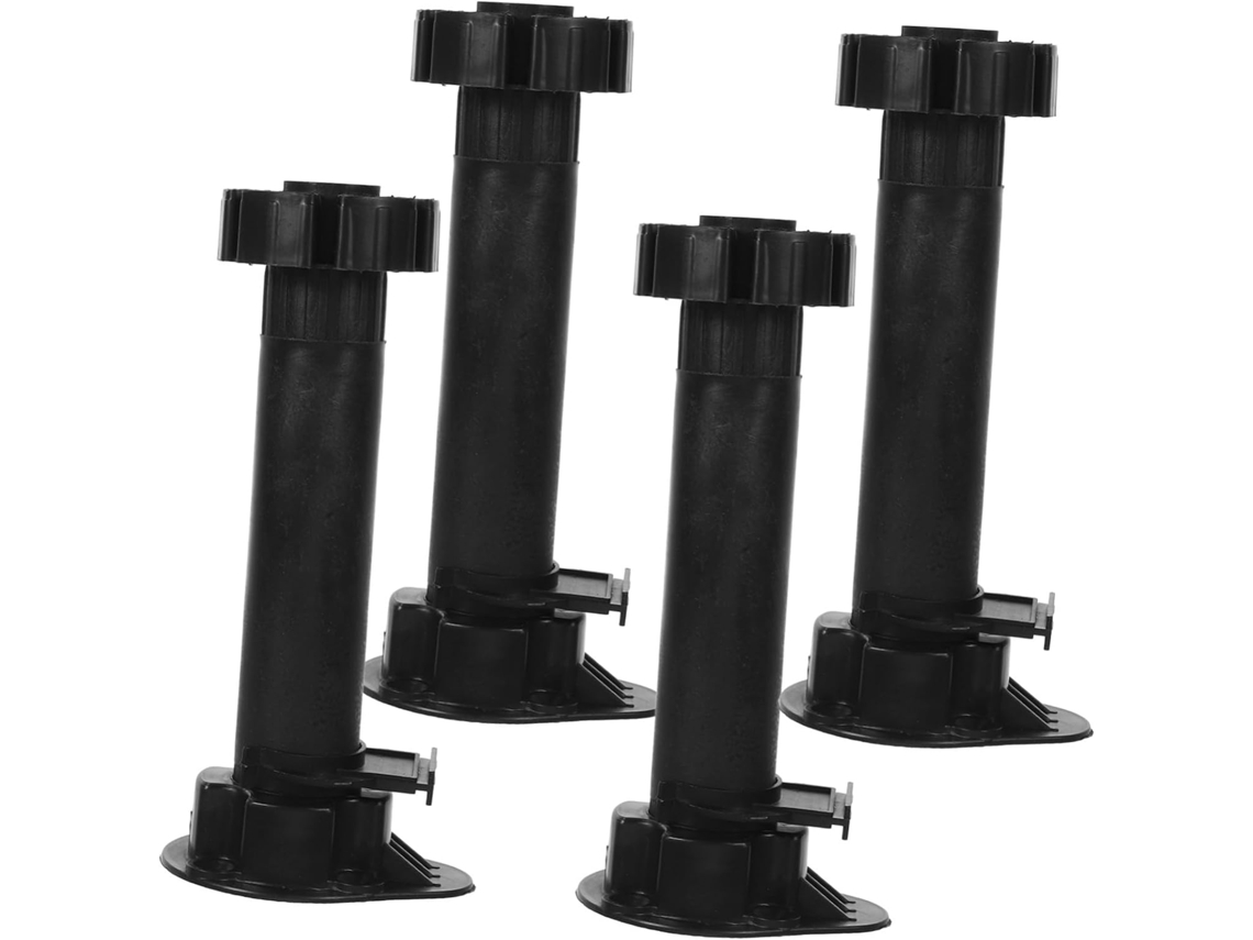 Conjunto De 4 Pés Ajustáveis Para Móveis, Com Altura Regulável, Para Armários De Cozinha E Banheiro Suporte Resistente