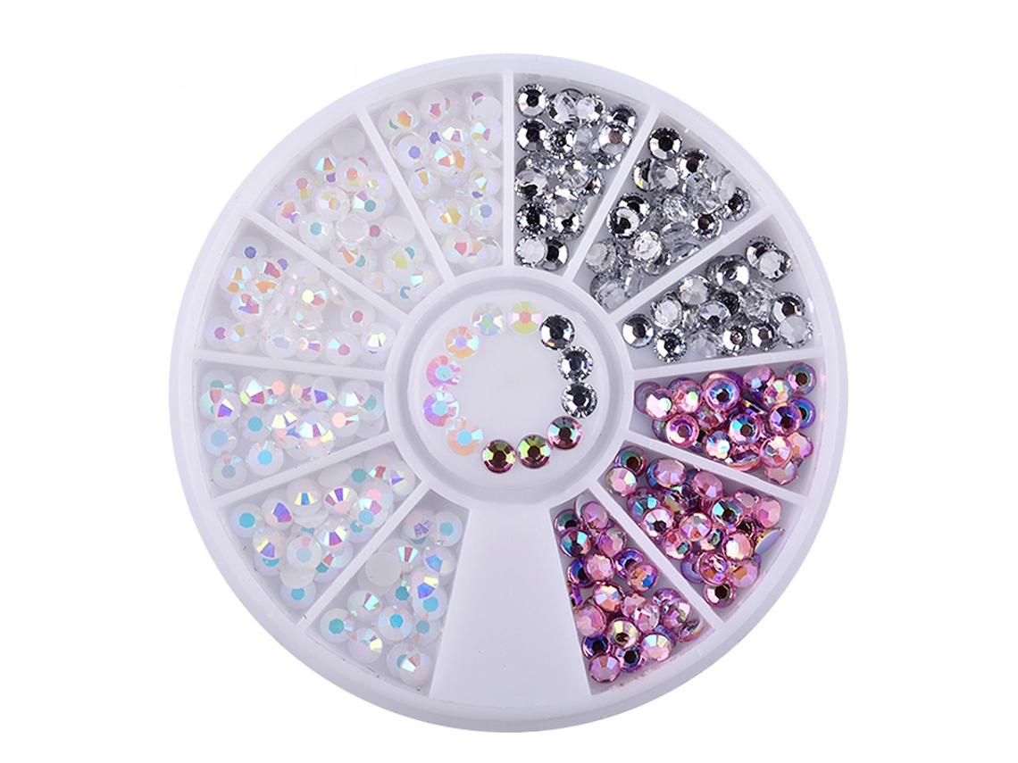 Acessórios para Unhas Decoradas com Strass, Cristais e Aplicações de Strass. MDUG