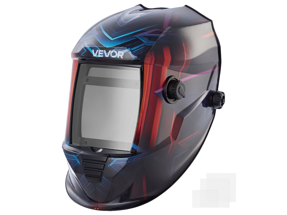 Capacete De Soldadura Com Escurecimento Automático Solar 100 X 80 Mm Ciberpunk Vevor