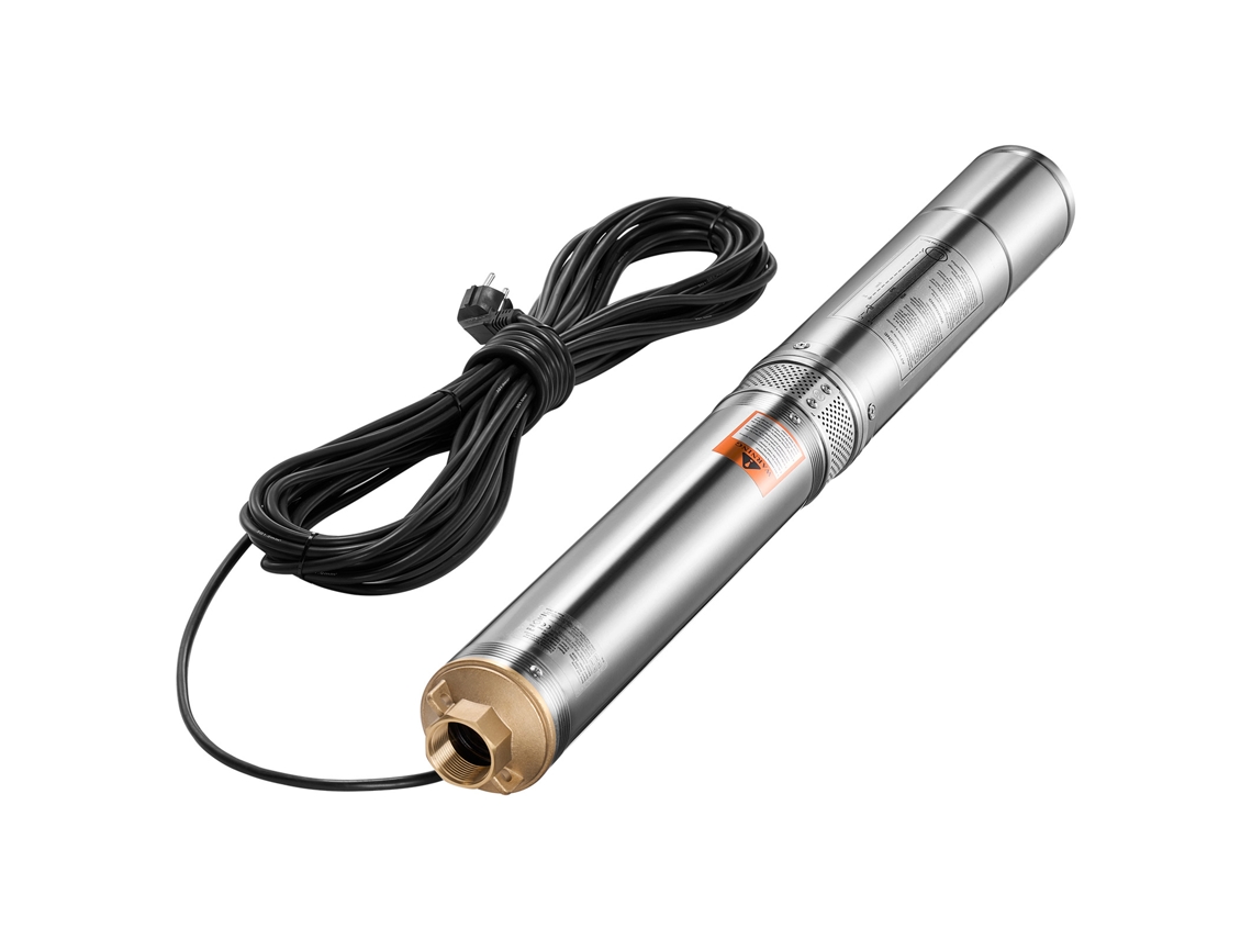 Bomba Submersível Para Poço Profundo Succebuy 750 W, 75 M, 100 L/min, Aço Inoxidável