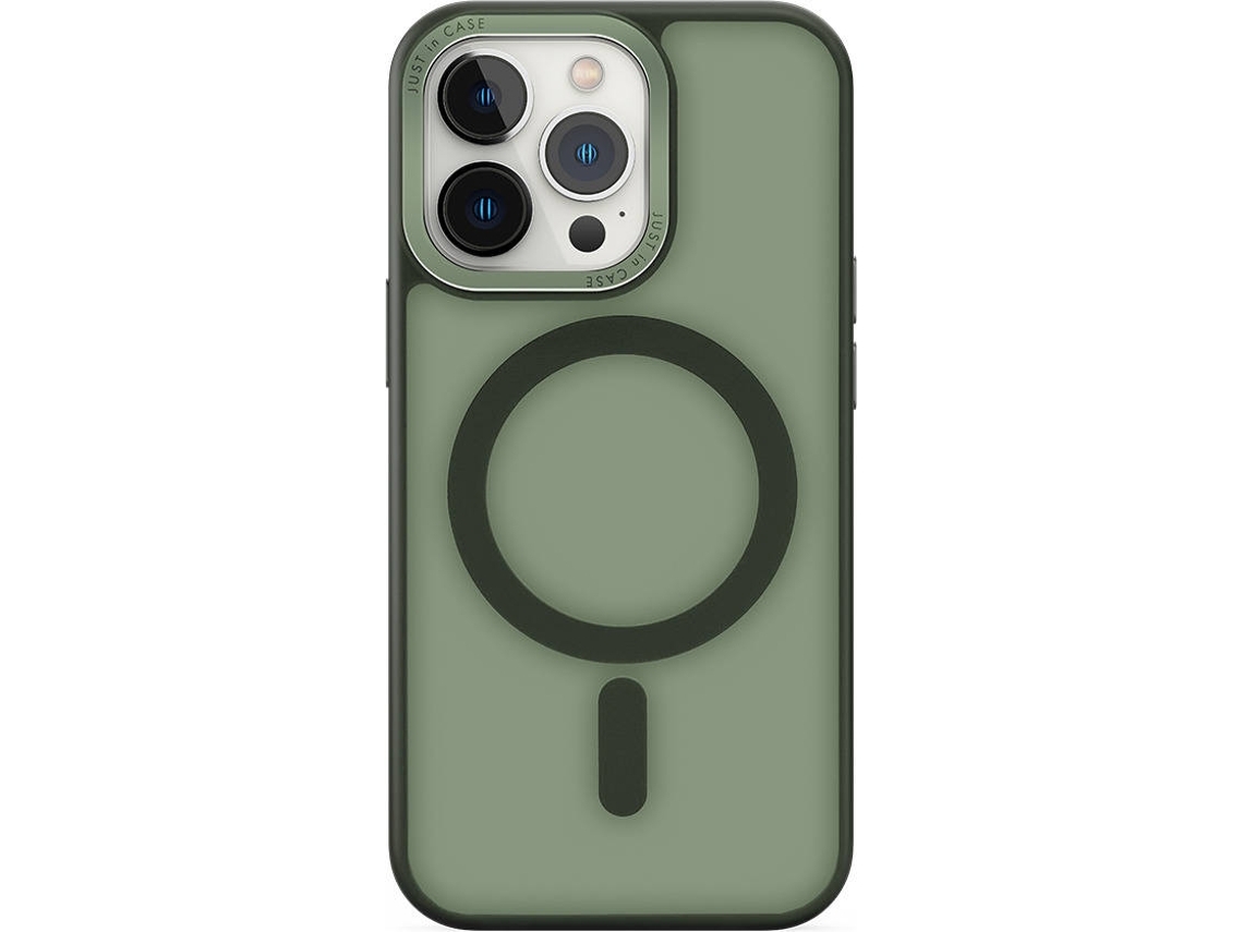 Capa JUST IN CASE Magsafe iPhone 16 Plus (Outlet Grade A - Verde Escuro)