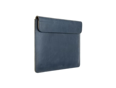 Sleeve Oxford em Pele P/ Macbook Pro 16 2019 FIXED Pro16 Azul