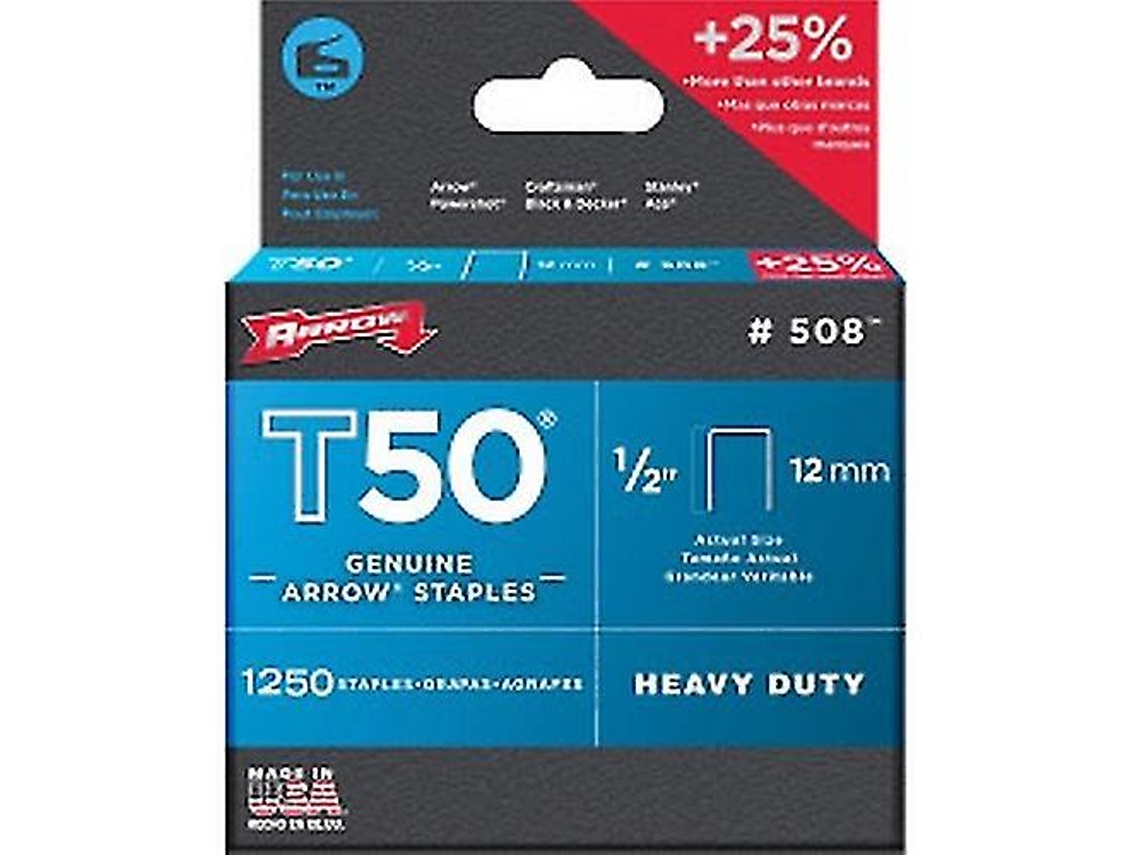 Grampos Arrow T50 Aquaforge (pacote Com 1250)