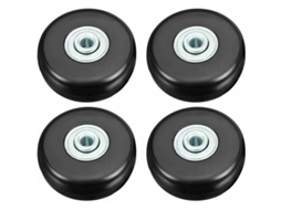 Peças De Reposição Para Malas De Mão Com Rodinhas, Rodinhas Giratórias De Borracha Para Serviços Pesados, Adequadas Para A Maioria Das Malas, Bolsas C