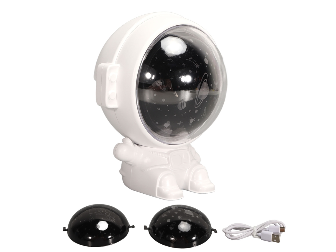 Projetor Astronauta Rotativo 4.1w Lâmpada Noturna