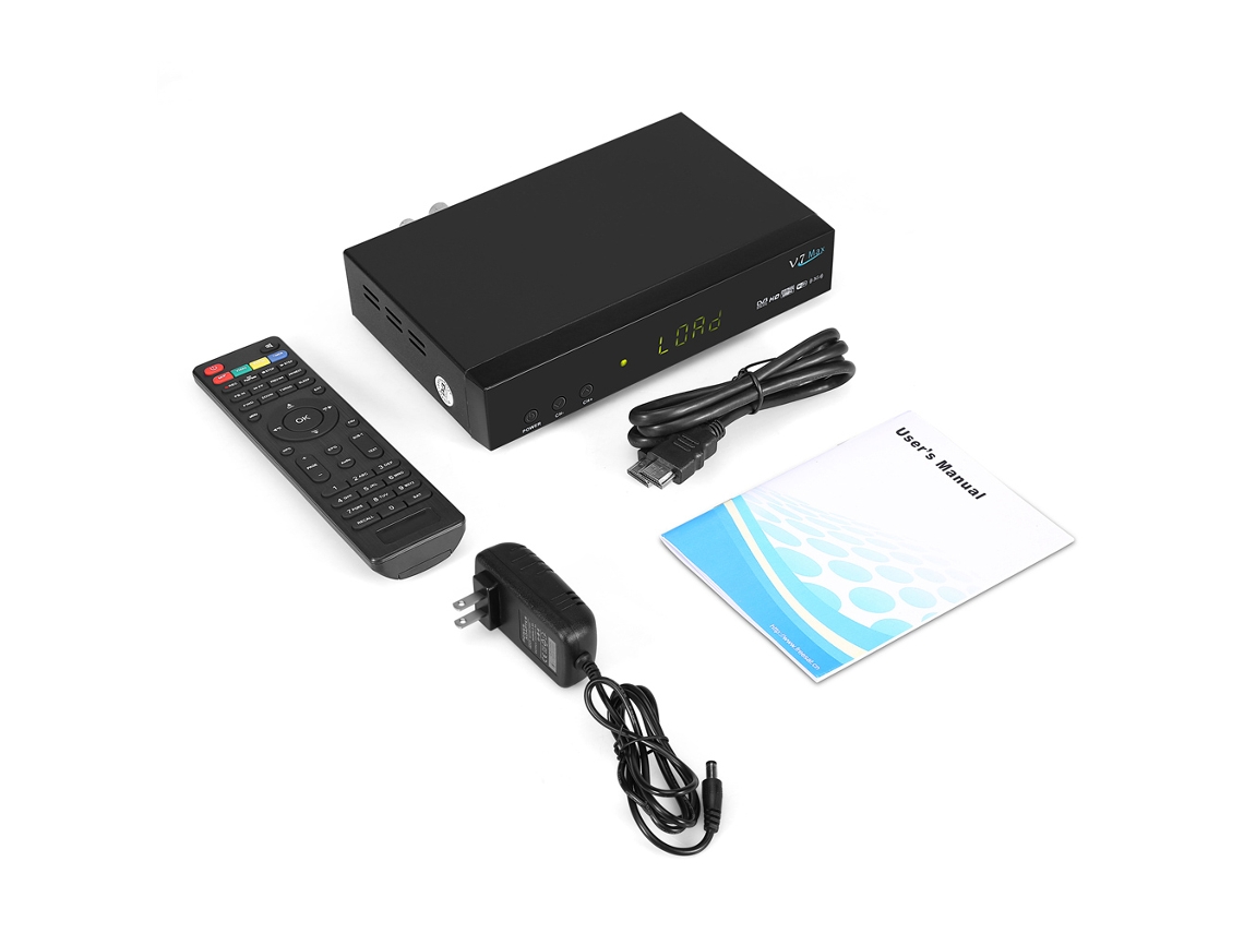 Receptor de Tv Mali DVB S2 Full Hd 1080p Portátil com Pvr e Reprodução Usb, Suporta Epg 7 Dias