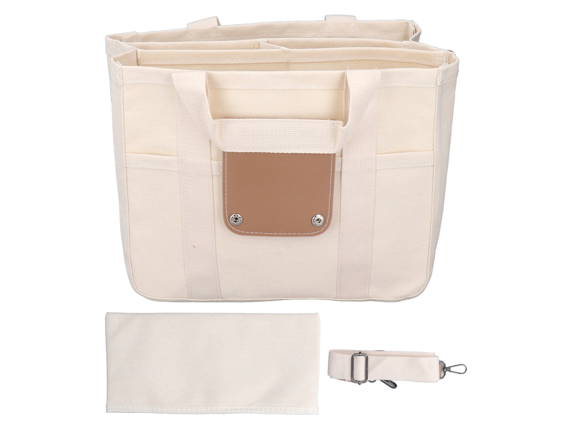 Mali bolsa de Ombro com Compartimento Tela Capacidade Grande para Itens de Bebê