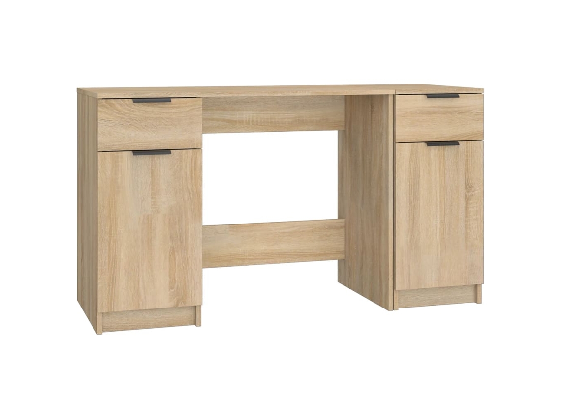 Desk, Desks Vidaxl Marrom Madeira Processada (n/a)
