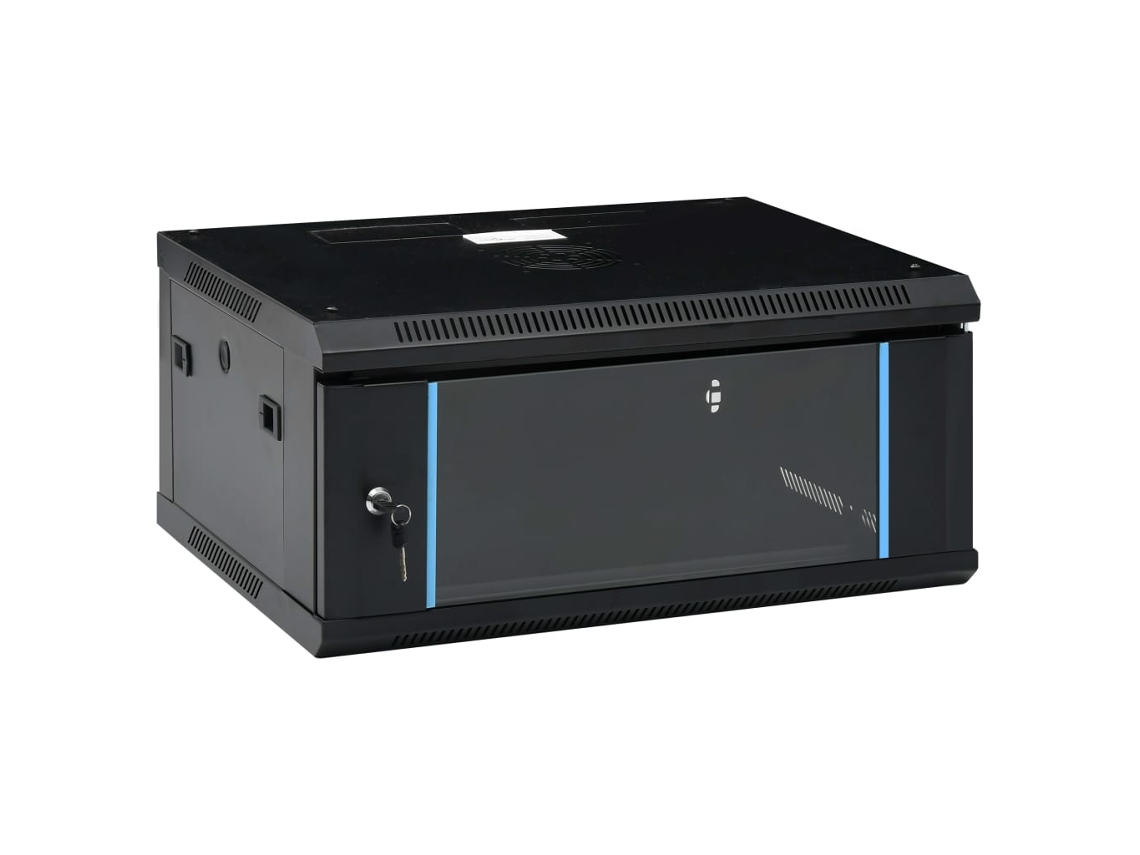 Vidaxl Armário Bastidor De Parede 4u 19" Ip20 600x450x285 Mm