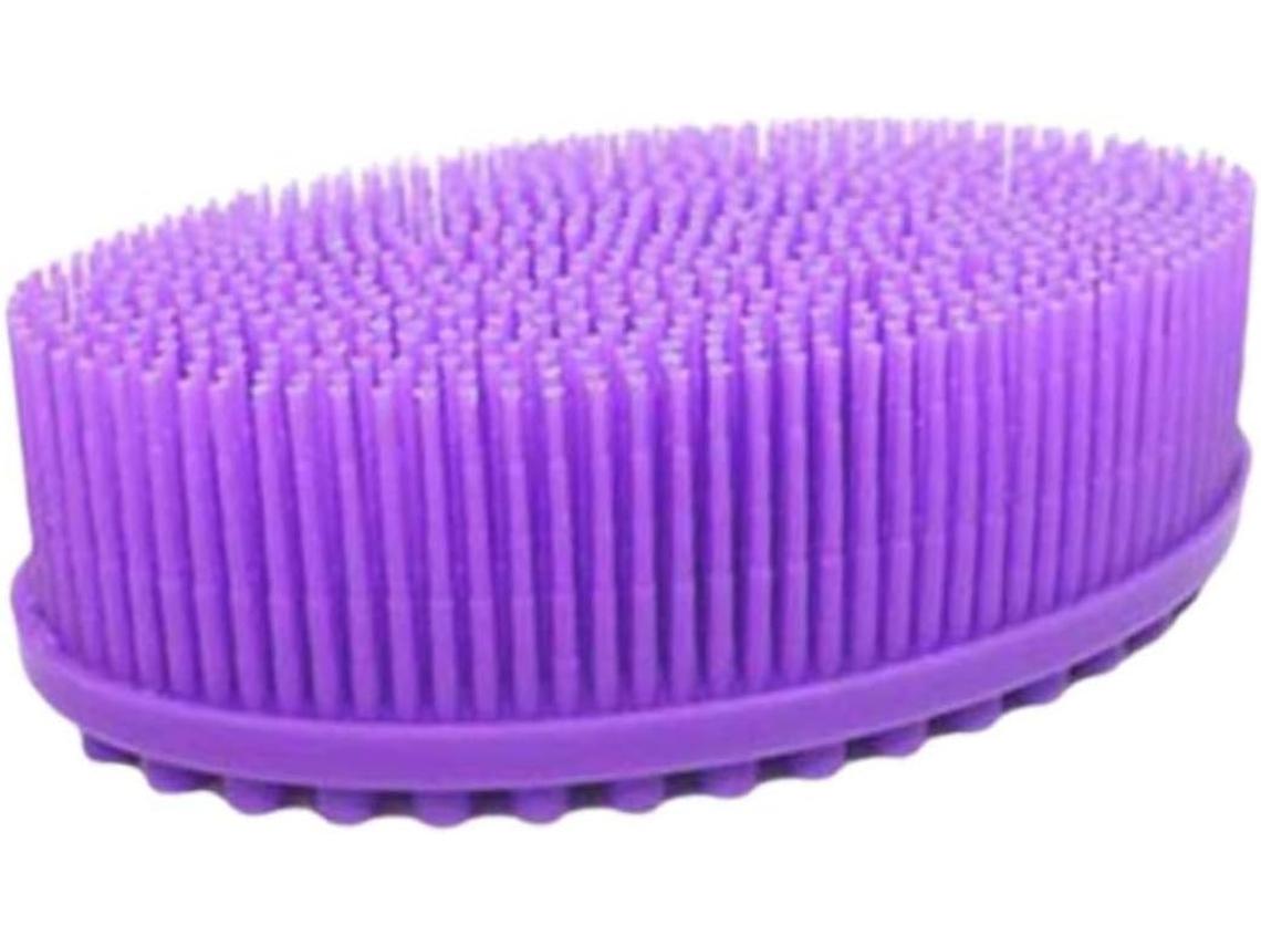 Escova De Banho Silicone Popetpop, Escova Para Massagem Capilar E Lavagem Corporal, Esponja De Banho Macia E Higiênica
