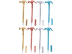 Conjunto De 16 Canetas Em Gel Formato Martelo, Instrumentos Escrita