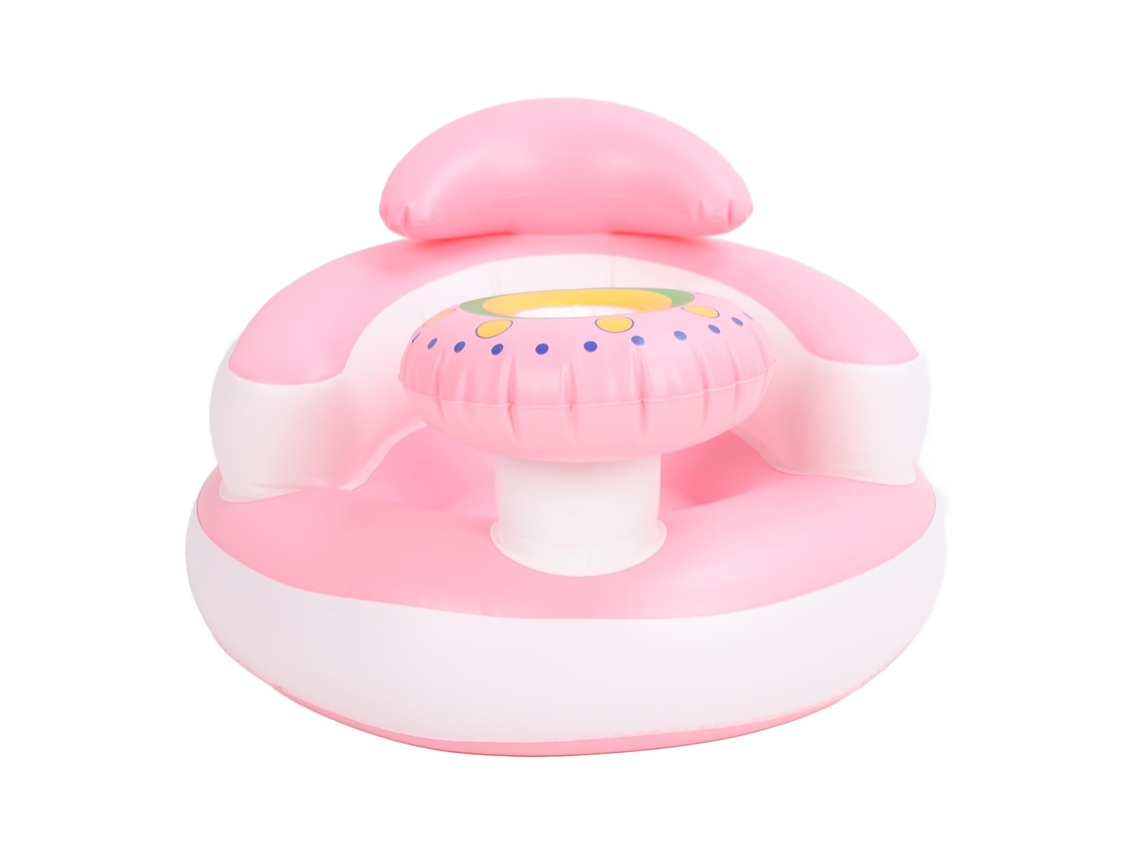 Primerox cadeira Inflável para Bebê Sofá de Apoio Lombar com Bomba Integrada Design Adorável Pvc