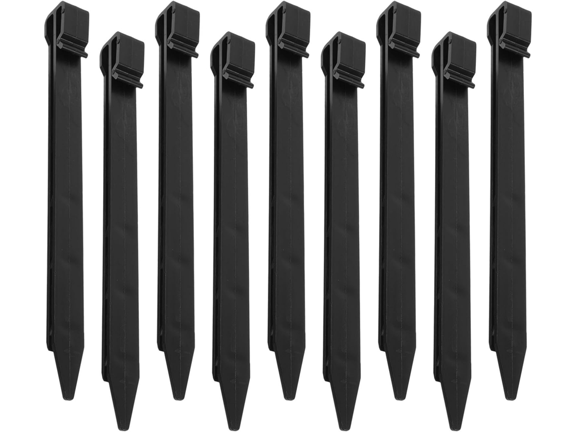 Kichouse Kit de 20 Estacas de Plástico para Jardim e Gramado Leves, Compactas e Fáceis de Transportar para Uso CHABERLU