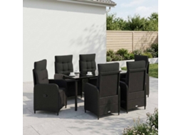 Vidaxl Conjunto De Jantar Para Jardim 7 Unid.