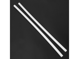 Laxiscreed Tubo De Plástico Pom Branco De Engenharia, 50cm De Comprimento E 1,5cm De Diâmetro