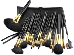 Kit de Pincéis para Maquilhagem WJS 840079224804 (20 Un - Preto)