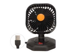 Ventilador de mesa portátil, silencioso, ajustável, USB para casa, escritório e carro
