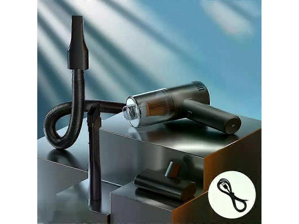 Aspirador De Pó 2 Em 1 Para Carro, Carregamento Sem Fio, Air Duster, Aspirador De Pó Portátil De Alta Potência Para Escritório Do Aquaforge