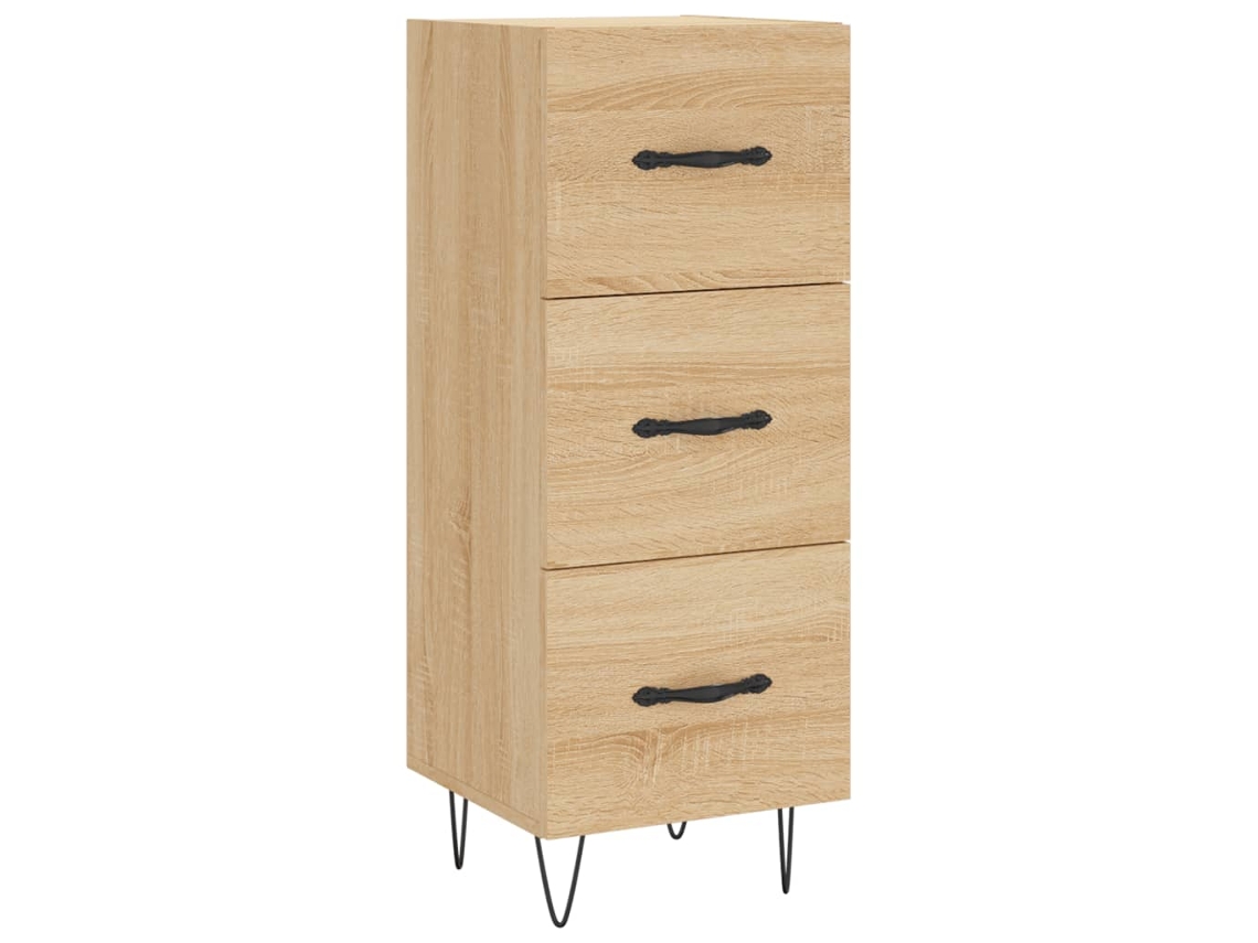 Sideboard, Sideboards Vidaxl Marrom Madeira Processada (n/a)