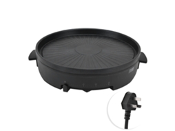 Grelha elétrica antiaderente sem fumaça, resistente ao calor, multifuncional, 220 V