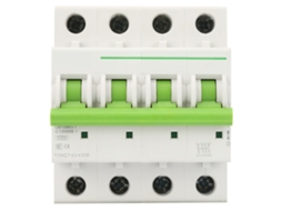 Interruptor Miniatura 4 Polos 6ka Fugas 10a | S/MARCA