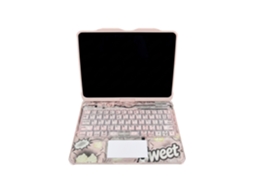 Teclado Mágico Para Ipad 10.ª Geração De 10,9 Polegadas, Retroiluminado, Rotativo, Bluetooth 5.3, Rosa-claro