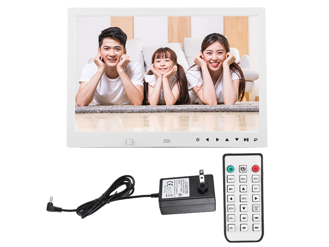 Laxiscreed Quadro Digital Portátil De 13 Polegadas Com Tela Hd 1080p Para Assistência E Entretenimento
