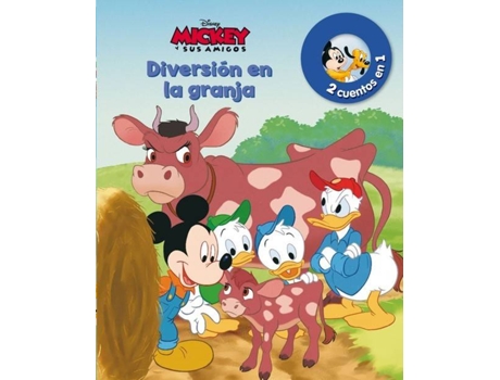 Livro Mickey Diversión En La Granja + Un Nuevo Amigo 2 Cuentos En 1 de Vários Autores