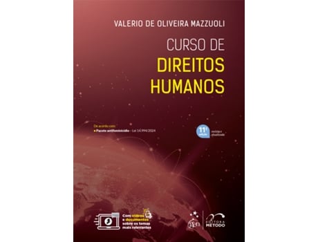 Livro Curso De Direitos Humanos - 11 Edição 2025 De Valerio De Oliveira Mazzuoli (português Do Brasil)