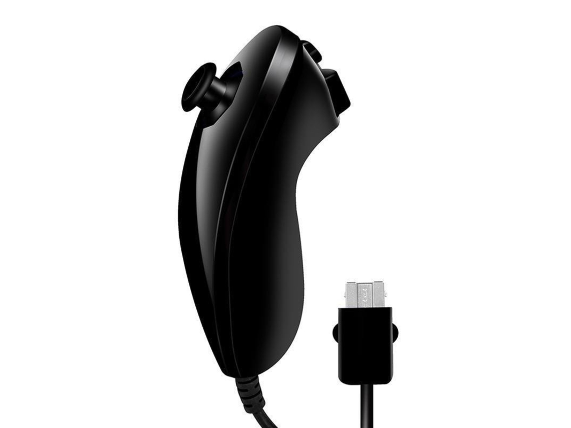 Nunchuk Para Wii/wii U, Controlo Com Analógico E 3 Eixos Czhhmart  Preto