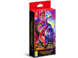 Conjunto 2 Jogos Nintendo Switch Pokémon Scarlet & Pokémon Violet