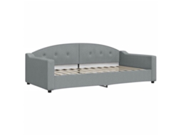 Day Bed, Day Beds Vidaxl Cinzeto Tecido (100 X 200 Cm)