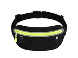 Lurelia Pochete Corrida, Bolsa De Cintura À Prova D'água Para Celular Para Corrida, Preta