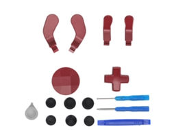 Kits de substituição: joysticks metálicos para Xbox One Elite Series 2, vermelho | S/MARCA