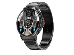 V69 Relógio Inteligente Masculino 1 85 Tela Ultra Hd 710Mah Bateria Grande Smartwatch 400 Faces para Telefone Android Ios