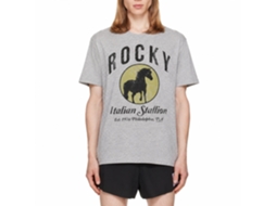 Rockinstone Rocky Movie Established 1967 Heather Gray Adult T-shirt Size:xxl