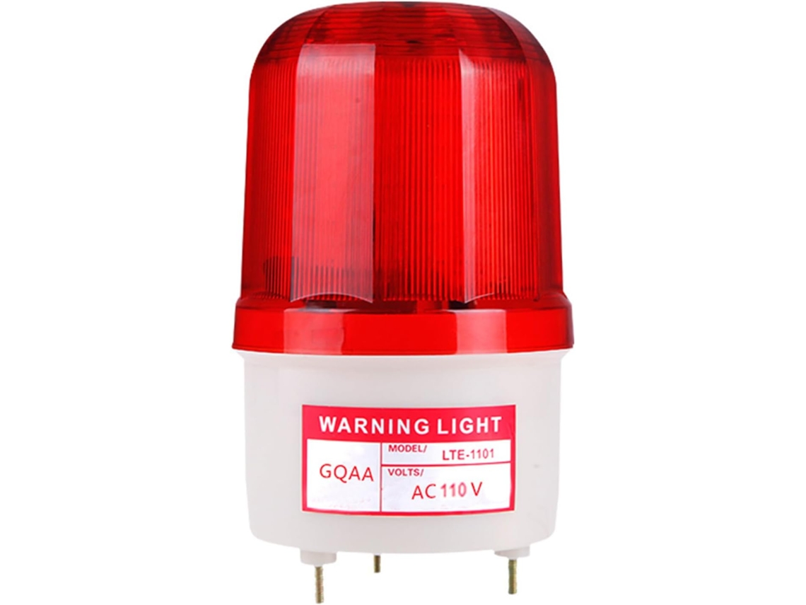 Dispositivo De Segurança Potente 100db Com Luz Led Intermitente E Design Resistente Às Intempéries Alarme Para Canteiros