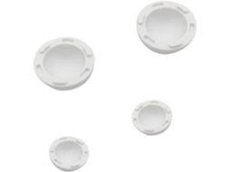 Suporte Elevado Pacote Com 4 Peças Para Notebook Em Silicone, Portátil E Fácil De Guardar, Branco, Formato
