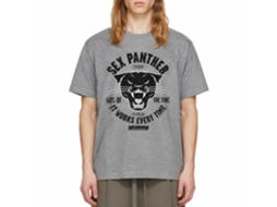 Rockinstone Anchorman Movie Sex Panther Heather Graphite Adult T-shirt Size:m