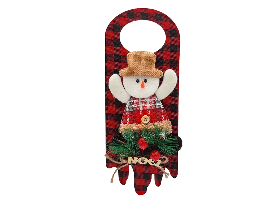 Laxiscreed Hanger De Natal Para Porta Com Desenho Animado E Ornamento Decorativo