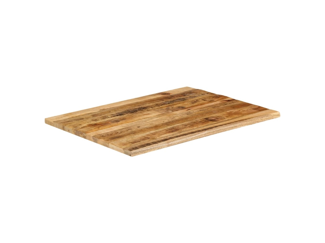 Tampo De Mesa | Tampo De Secretária | Superfície Da Mesa Borda Viva 100x80x2,5 Cm Mangueira Áspera Maciça